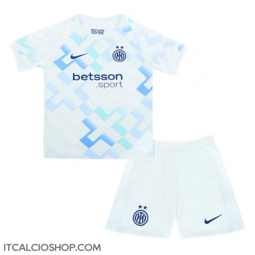 Inter Milan Seconda Maglia Bambino 2025-26 Manica Corta (+ Pantaloni corti)